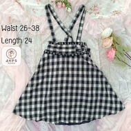 Axes Femme Overall Skirt Removable Cable Second Hand