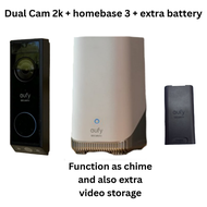 eufy Security Video Doorbell E340 (Battery Powered) Dual Cameras with Delivery Guard 2K Full HD and