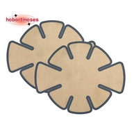 Round Fit 9.5 X 5 Inch Loaf Mold Compatible Silicone Loaf Pan Liner 2 Pcs with Extended Baking Mat F