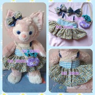 Disney 迪士尼 LinaBell StellaLou CookieAnn S size 公仔 娃娃 藍色 替著 衣服 裙