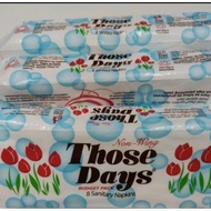 3 Pack Those Days White 8's NON wing Sanitary Napkin Pad