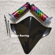 RAINBOW BMX BIKE HANDGRIP + BMX BIKE VISOR