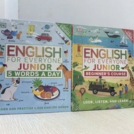 NEW 2 Book set✨DK English for Everyone Junior《兒童全民英語入門套裝》🎶 初級英語精裝 | 兒童英文書 | 英語閱讀 | 課外書 | English Boo