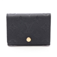 [二手]LOUIS VUITTON卡包 信封 訪客 Monogram Empreinte Noir M27908 黑色皮革 信封 訪客