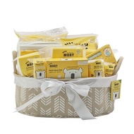 MOBY (โมบี้) Newborn essentials (gift basket) ตะกร้าผ้าเยี่ยมคลอด