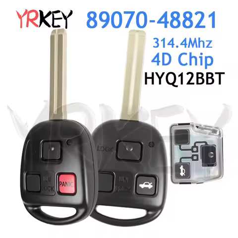 Remote Car Key for Lexus RX400 h GX470 LS430 RX330 RX350 ES300 ES330 SC430 IS300 HYQ12BBT 4D 68 4C C