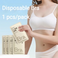 【Ready Stock】Disposable Bra/Undergarment Seamless Portable Individually Wrapped Ideal for Travel and