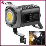 Ulanzi VL-200Bi 200W V-Mount COB Light Wireless APP Control 2700K-6500K Video Light for Skit Video V