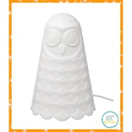 IKEA Table lamp Solbo, white/owl 23 cm