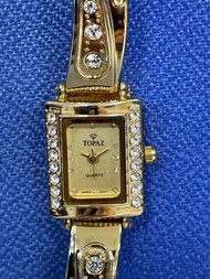 TOPAZ Ladies imitation diamonds quartz watch water resistant 女裝仿鑽石英手表 手錶 防水No bargaining 不議價🙏