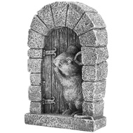 Mouse Garden Decor Resin Mouse Yard Statues Weather Proof Mouse Sculpture Mouse Ornament 15x9.5cm SH