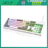 Acer คีย์บอร์ดมีแสงแป้นพิมพ์ธุรกิจแบบมีสาย OKB0A0สำหรับคอมพิวเตอร์เดสก์ท็อปและแล็ปท็อป