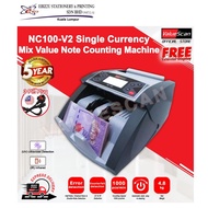 ValueScan NC-100 V2 Money Bank Note Counting Machine Money Bill Counter Machine
