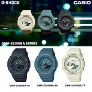 Casio G-Shock S Series smaller women’s version GMA-S2100GA GMA-S2100 Green Accent Series Resin Band 