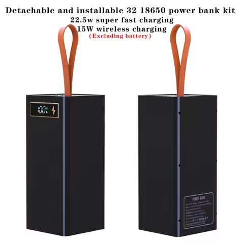 32 cell 18650 battery case, power bank case, DIY super fast charging, portable power bank, charging 