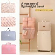 Polyester Travel Organizer Bag Foldable Underwear Garment Storage with Mesh Pocket Beg Simpanan