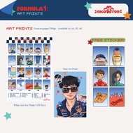 Fanmade F1 Driver Art Prints