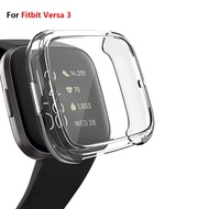 For Fitbit Versa 3 Case, All Around Screen Protector Protective Case Cover for Fitbit Versa 3 Smart 