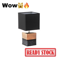 🔥SSF Black theme Table Lamp/Lampu Meja tema hitam emas/Lampu tidur cantik