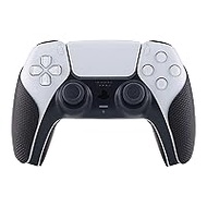 eXtremeRate PlayVital Grip Sticker Compatible with PS5 Non-Slip Professional Grip Pad Sticker Skin for Playstation 5 Controller (Black)