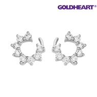 GOLDHEART Espoir, Diamond Earring, White Gold 375+Palladium (ESP-E1618)
