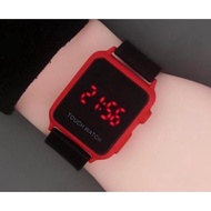 AXNAT JAM TANGAN WATRUBBER IMPORT TOUCH SCREEN LED LCD PRIA WANITA AP015