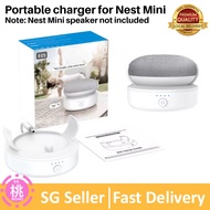 Portable charger Battery Base for Google Nest Mini 2nd Generation Rechargeable Smart Speaker Battery Pack 5000mAh