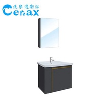 [特價]Laister 萊斯特60CM瓷盆不鏽鋼浴櫃組 不鏽鋼鏡櫃100%防水(3件組 浴櫃+鏡櫃+龍頭)