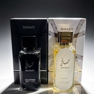 LATTAFA Hayaati Black & Hayaati Gold Elixir EDP Dubai Arabic Perfume Minyak Wangi