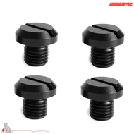 SIRENU8Y0C 4pcs Motorcycle Mirror Hole Plug, Left Hand Thread M10 x 1.25 Rear View Mirror Hole Cap, 