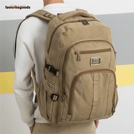 FAVORITEGOODS Men Shoulders Bag, Thickened Wear-Resistant Travel Backpack,  50L Large Capacity Heavy