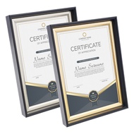 Certificate Photo Frame A4 Gold Silver Glass A4 Aluminum A4 Wood Grain A4 Fra