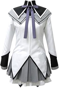 Womens Magica Homura Akemi Cosplay Costume School Uniform Dress