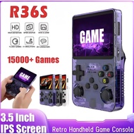 New R36S Retro Handheld 15k or 21k Video Game Console Linux System 3.5 Inch IPS Screen Game Ark os