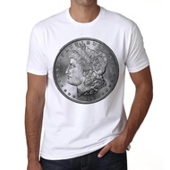 Ultrabasic Men'S Dollar Morgan Dollar Dollar Graphic T-Shirt T-Shirt