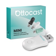 【公式】OTTOCAST オットキャスト Mini 2025最新 ワイヤレスCarPlay/Android Autoアダプター ミニ 純正有線CarPlay/Android Auto対応車専用 Blu