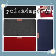 ☆YOLA☆ Colorful Desk Mat Soft Keyboard Mice Mat Mouse Pad Office Table Wool Felt Large Computer Modern Laptop Cushion/Multicolor