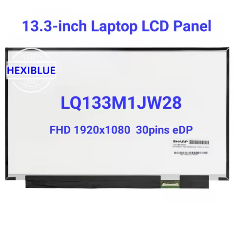 13.3" slim LQ133M1JW28 for laptop matrix FHD 1920x1080 30pins LED LCD Screen display