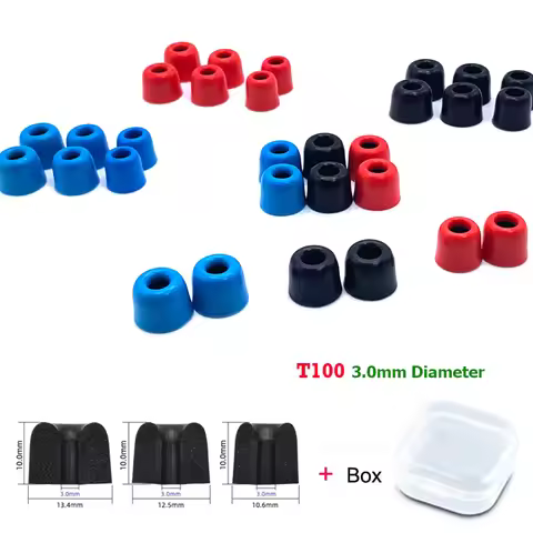 3Pairs NEW Replacement Memory Foam Eartips T100 3.0mm (L M S) Ear Tips For Shure Se215 315 For In-ea