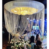 silver string curtain 2