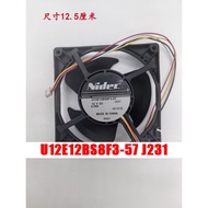 Suitable for Refrigerator U12E12BS8F3-57 J231 Waterproof Silent Fan Refrigerated Freezer NIDEC12v0.0