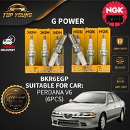 PROTON PERDANA V6 (6PCS) NGK G-POWER PLATINUM SPARK PLUG 100% ORIGINAL GENUINE PARTS BKR6EGP