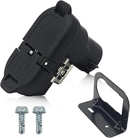 9U5Z-14489-MAA Trailer Brake Wiring Harness for Towing 7-Pin Round/4-Pin Flat Plug Connectors Compat