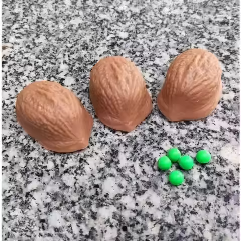 Professional 3 Shell Game Set - Classic Close-up Magic Trick for Cups & Balls Illusions Easy To Do M