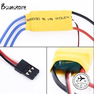 BSUNSTORE ESC Brushless Motor, Helicopter Boat RC Parts Speed Controller,  Banana Head T Plug XT60 3