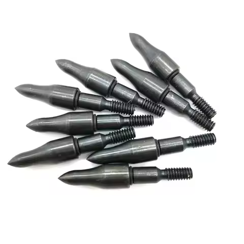 12/24/36/50/100pc Arrow Head 100 Grain Arrow Tip Archery Broadhead Target Point With Aluminum Insert