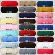 Milk Cotton Yarn 8 ply (lover yarn) Knitting Crochet 100g ( 01)