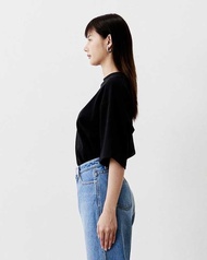 - AIMER Mini Tee Oversized T-Shirt With Screen Print