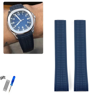 For 2025 NEW  Soft Silicone Watch Band Aquanaut For Patek Philippe 5164A 5167A 5168A  Rubber Bracele