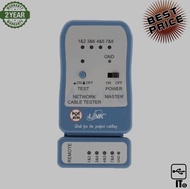 อุปกรณ์ทดสอบสัญญาณสาย Lan/สายโทรศัพท์ Cable Tester LINK (TX-1302) ประกัน 1Y เครื่องตรวจ เช็ค สายแลน